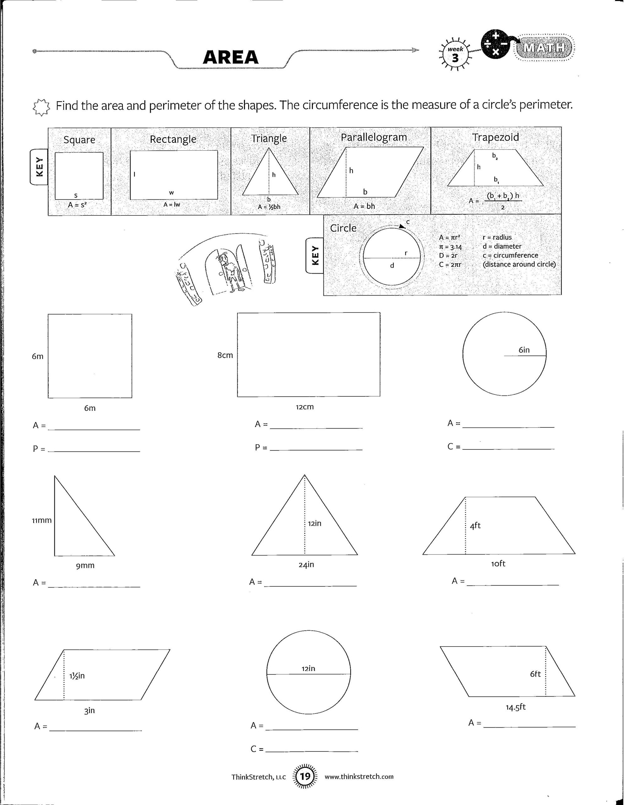 Area And Perimeter Worksheets MySchoolsMath