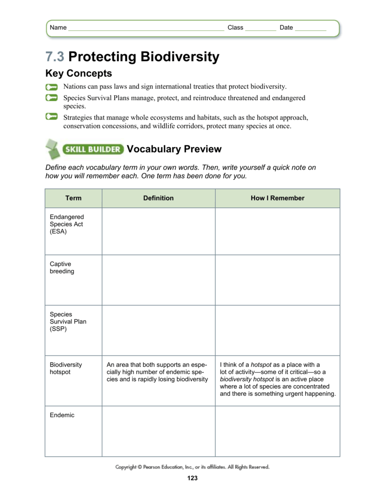 Bill Nye Biodiversity Video Worksheet Answer Key Printable And 