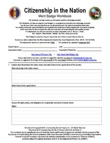 Citizenship In The Nation Boy Scout Merit Badge Interactive For 