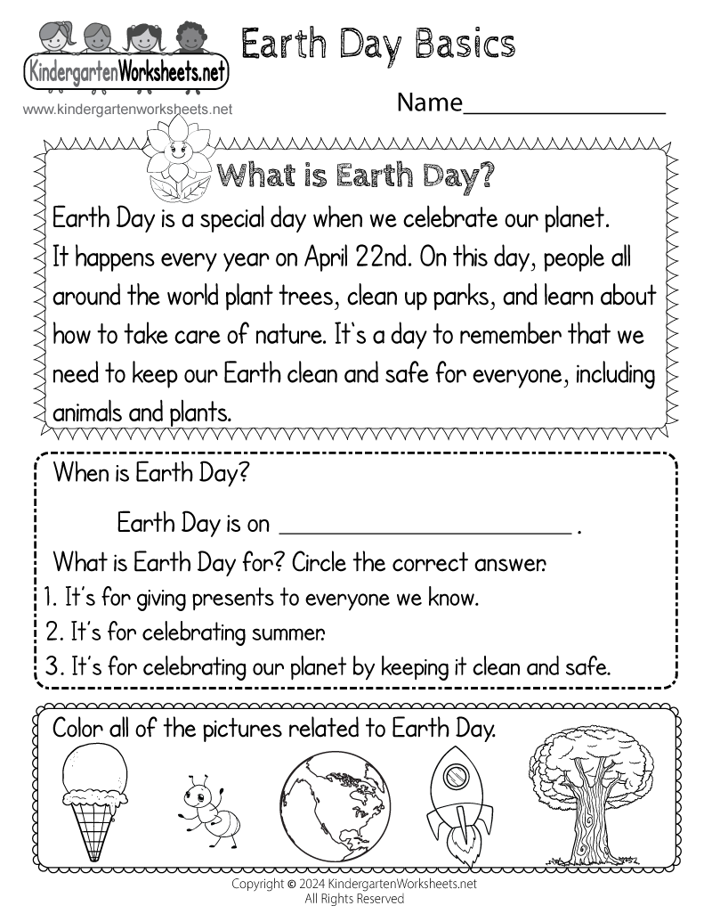 Earth Day Activities For Kids Including Printables And