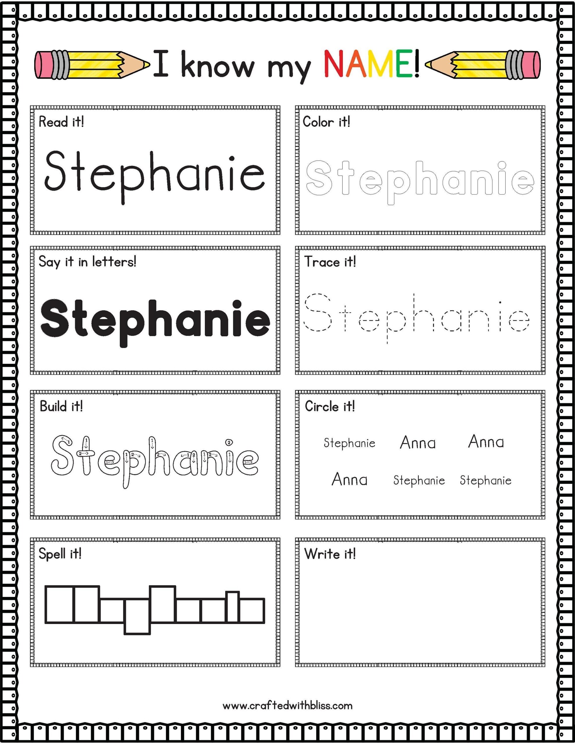Editable Name Practice Free Printable Editable Name Practice Free Printable