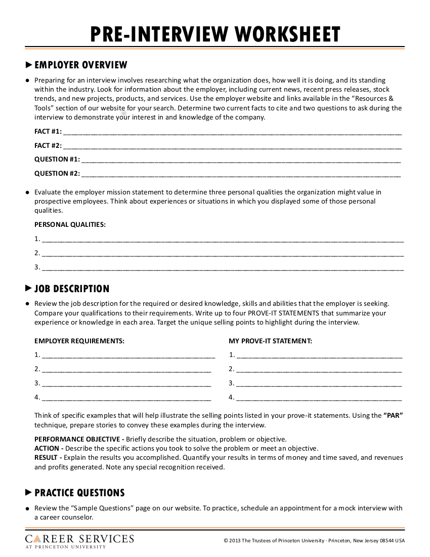 Employment Skills Worksheets Pdf SkillsWorksheets