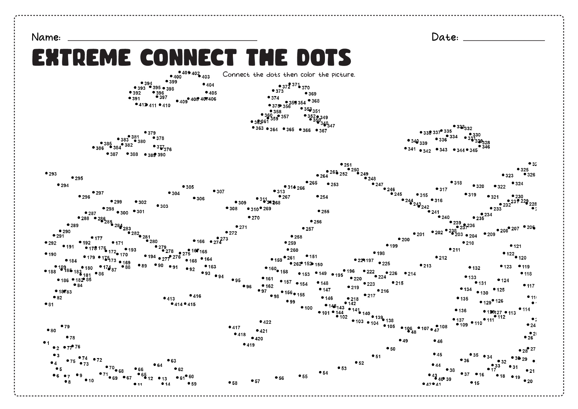 Extreme Dot To Dot 500 teacher Made Twinkl Worksheets Library