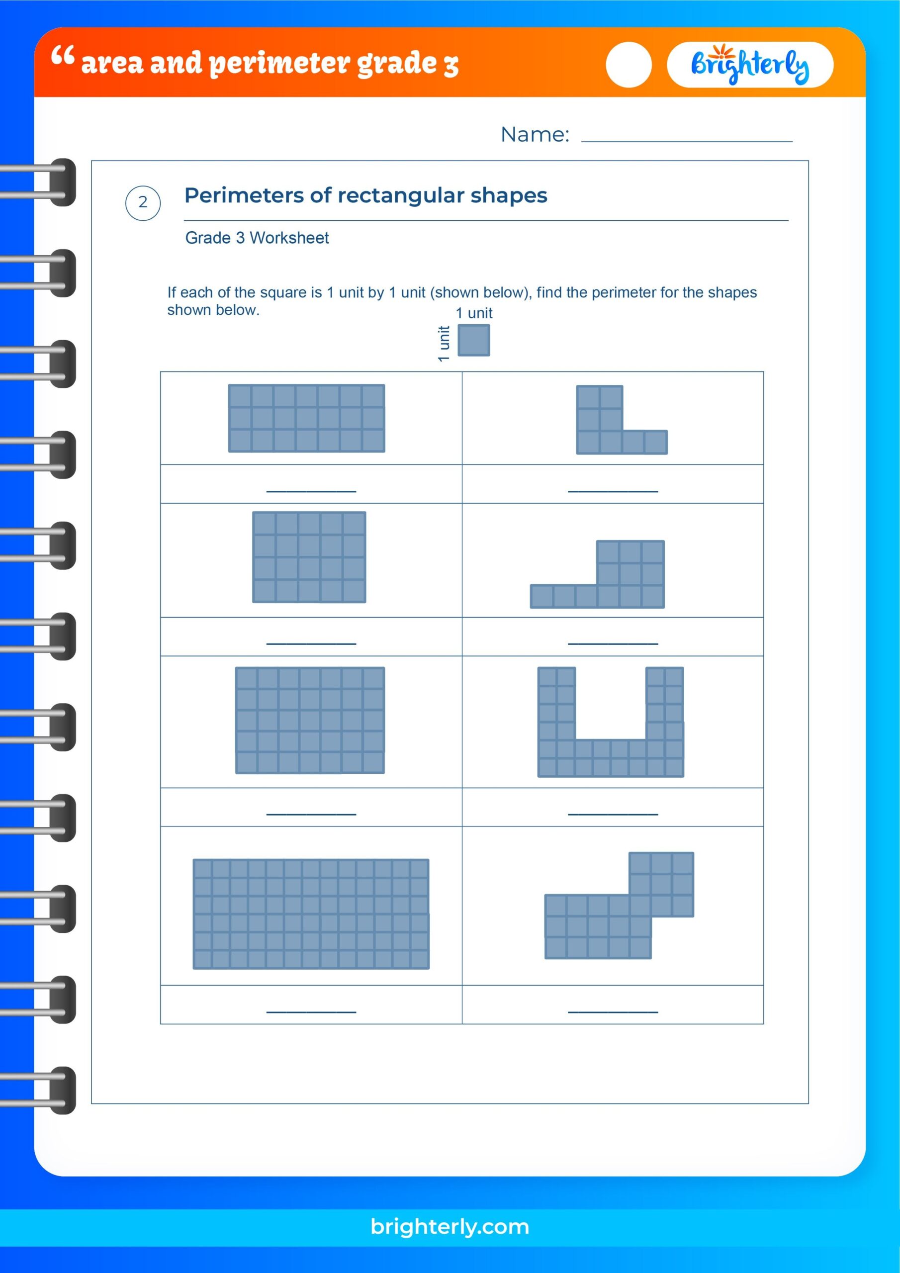 FREE Area And Perimeter Worksheets Grade 3 PDFs Brighterly