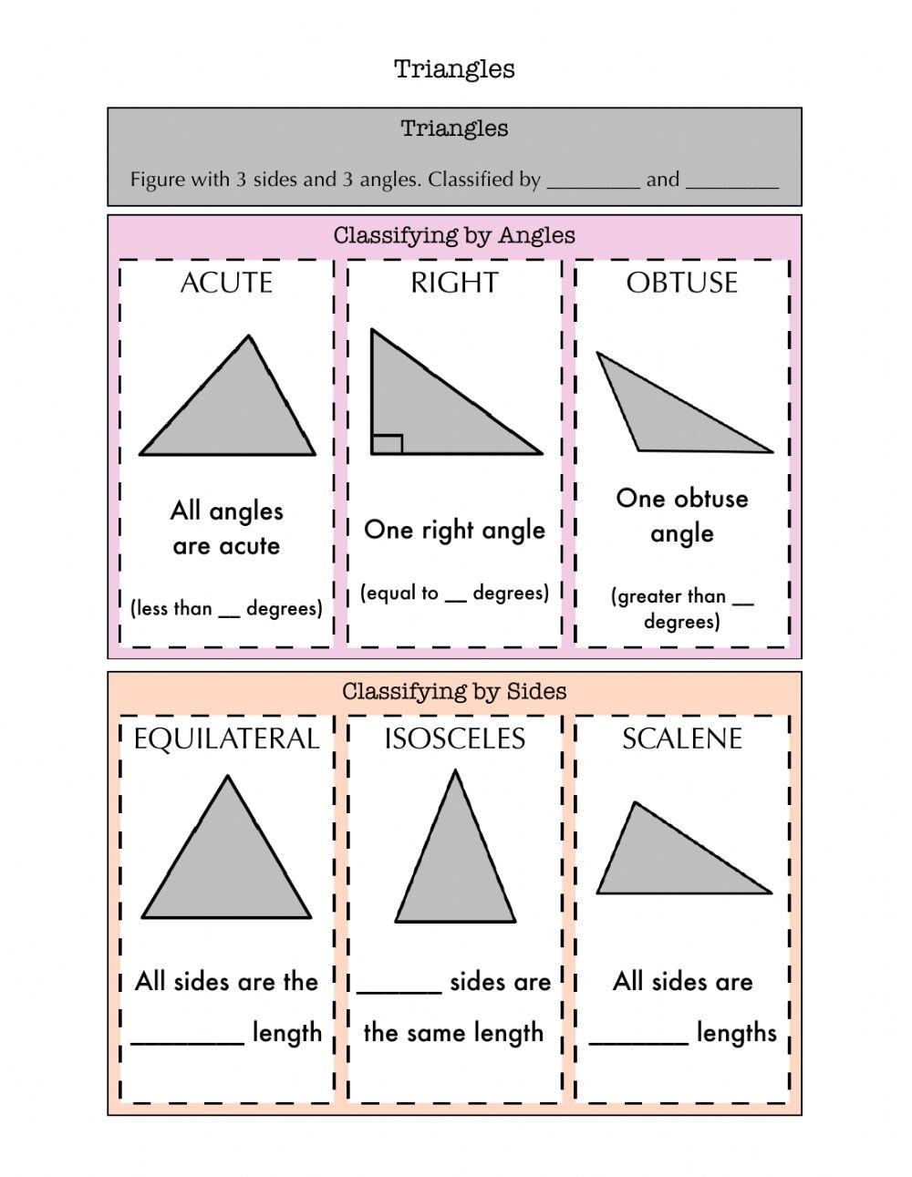 FREE Printable Classifying Triangles Worksheets PDFs Brighterly 