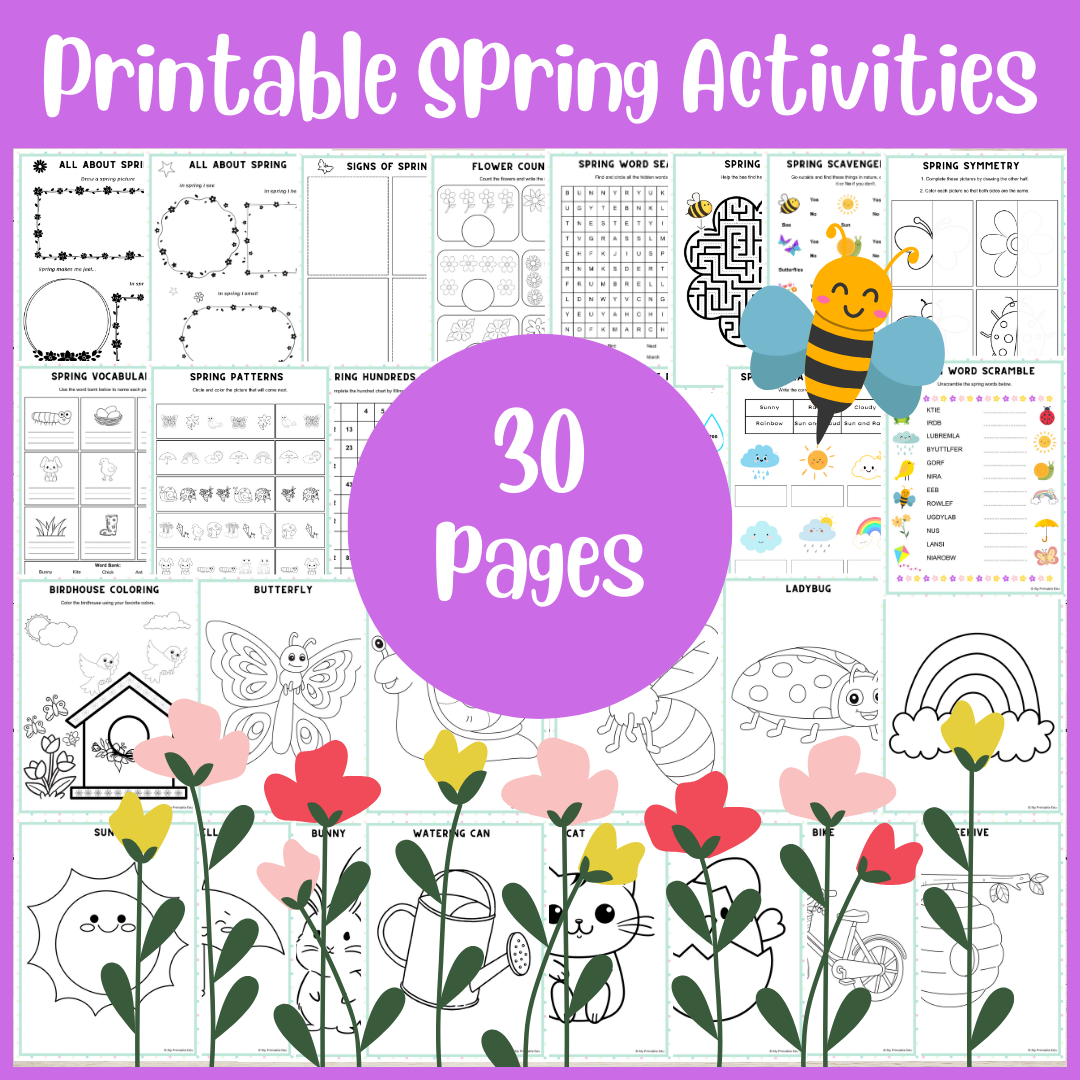Free Printable Spring Worksheets Free Printables Hub
