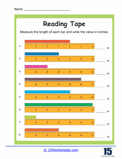 Free Reading A Tape Measure Worksheets PDFs Brighterly Worksheets