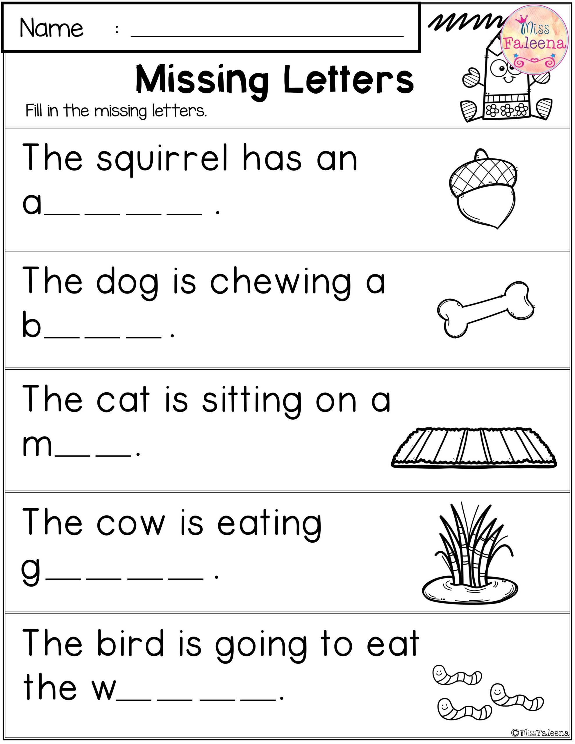 Grade 1 Writing Worksheets Free Printable Printable PDF Template
