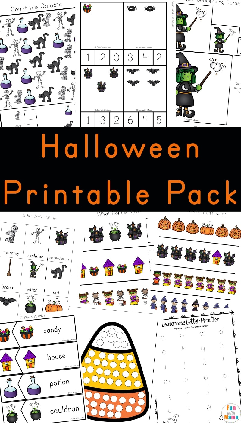 Halloween Activities For Preschoolers Fun With Mama