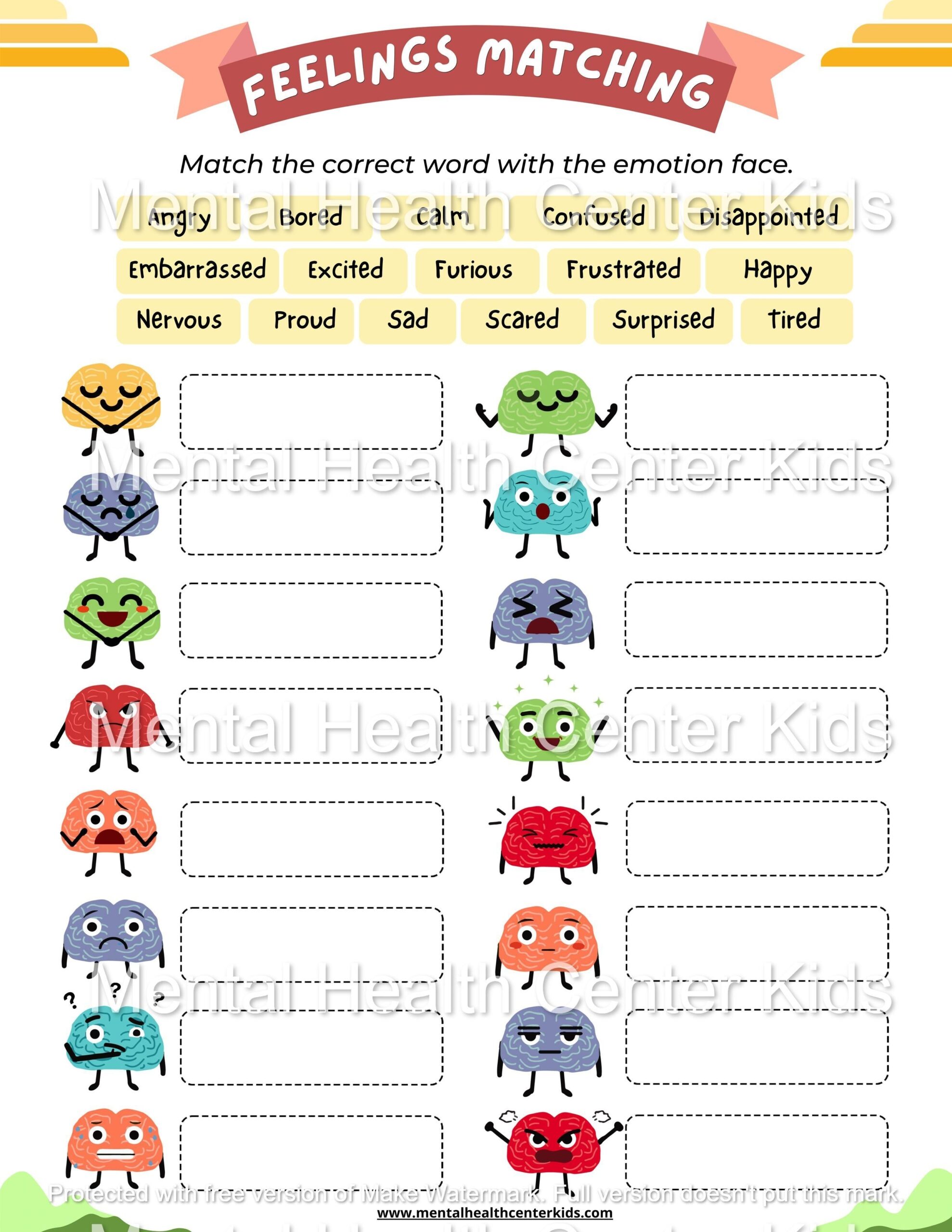 Helping Kids Identify Emotions Worksheets Woo Jr Kids