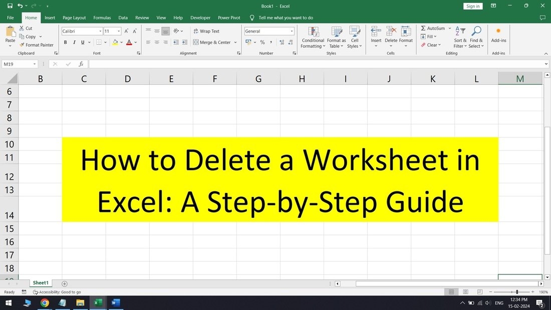 How To Delete A Worksheet In Excel A Step by Step Guide