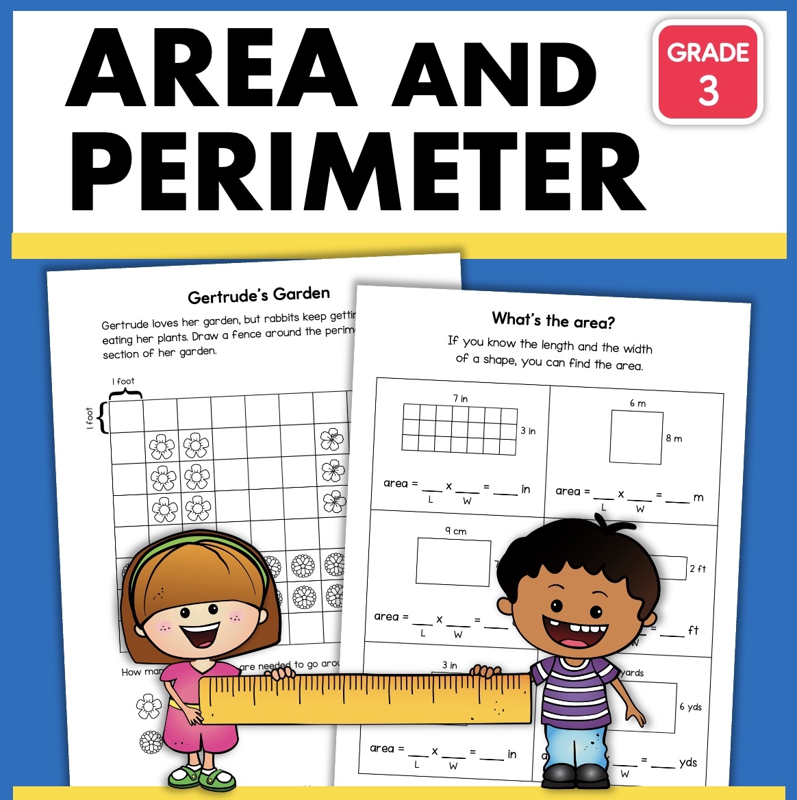 How To Find Area And Perimeter Grade 3 Math Worksheets Fishyrobb