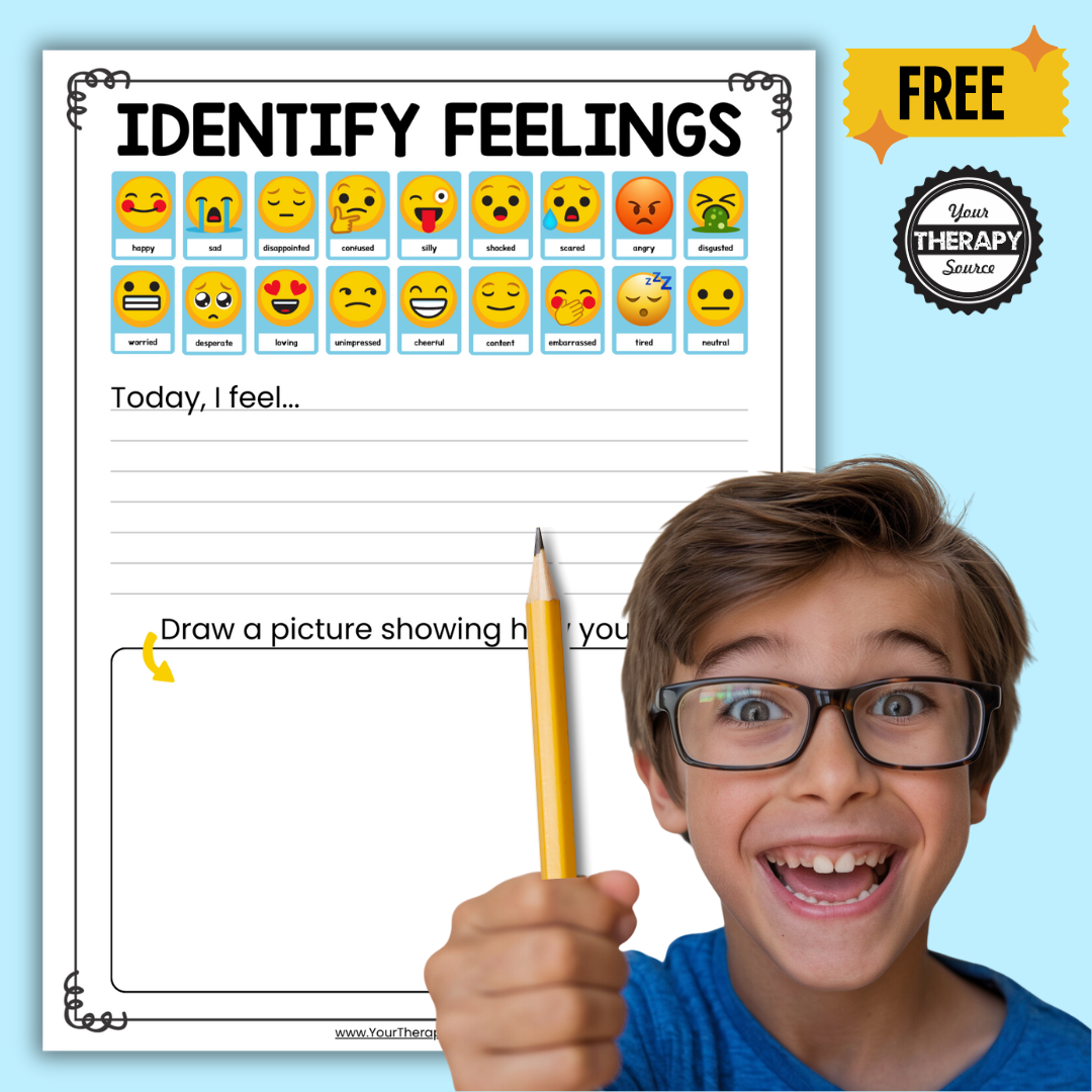 Identifying Feelings Worksheet Gumball Machine Printable Cut And Paste