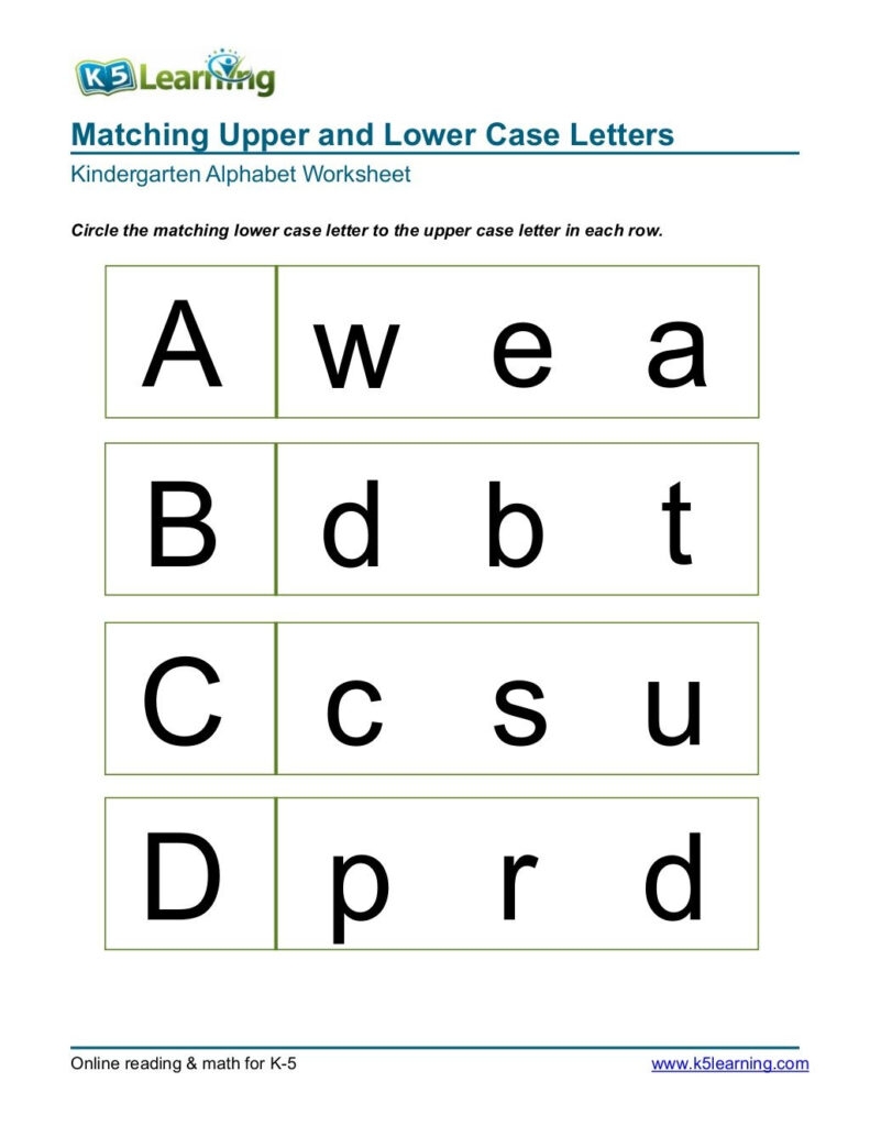 K5 Learning Worksheets Printable Ronald Worksheets
