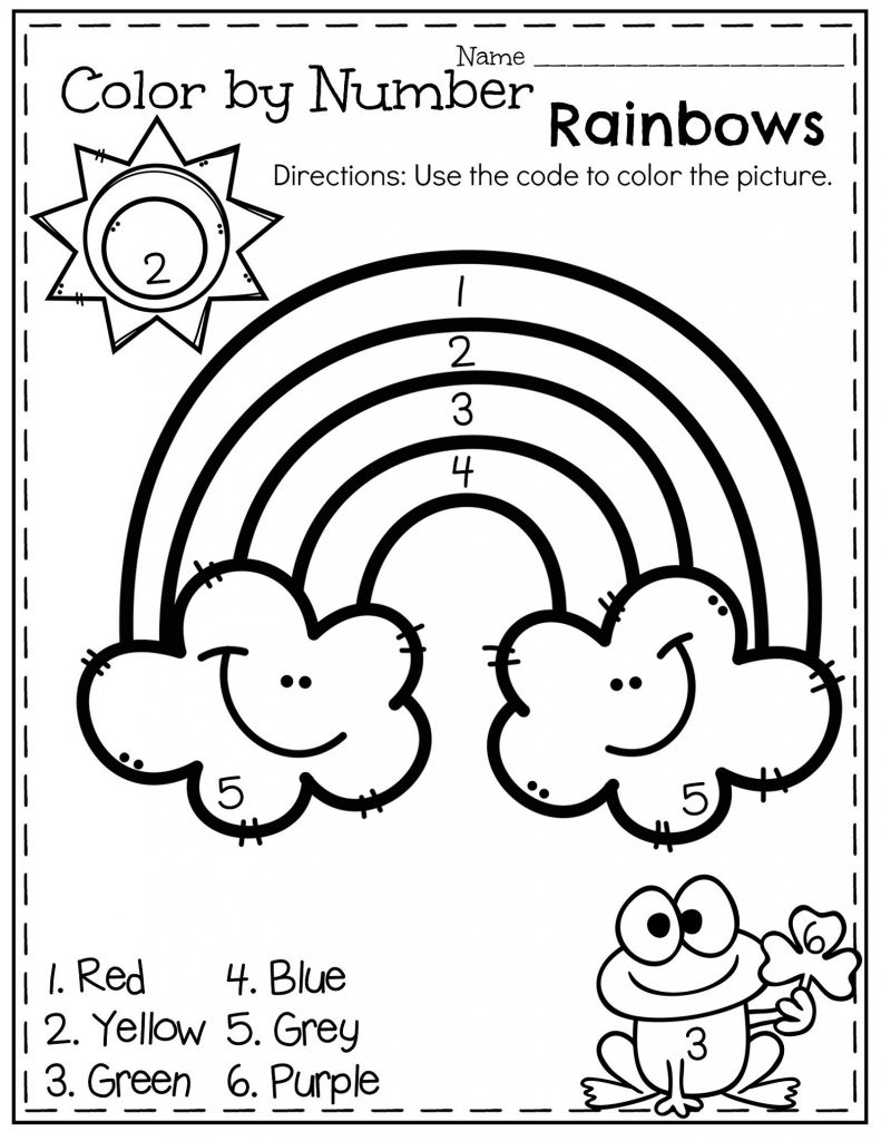 Kindergarten Worksheets Best Coloring Pages For Kids Free Printable 