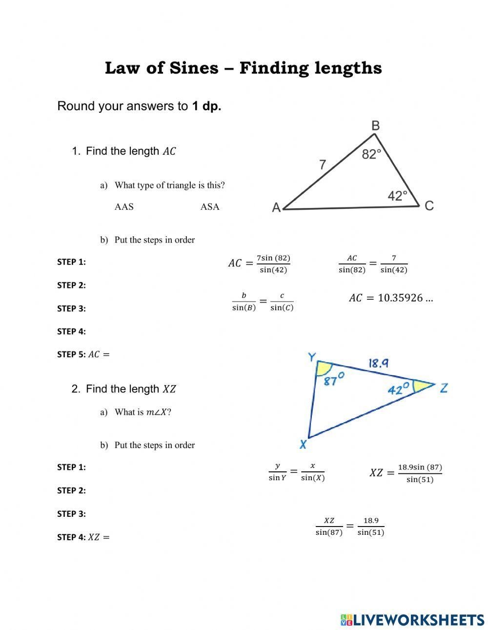 Law Of Cosine To Figure Area Of A Triangle Worksheets Library Law Of Cosine To Figure Area Of A Triangle Worksheets Library