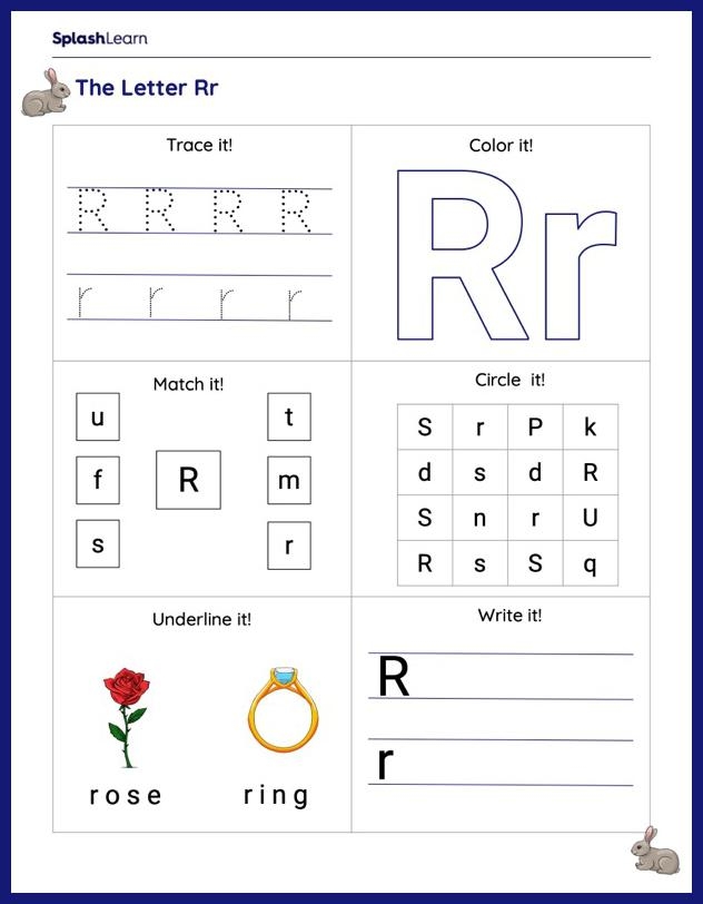Letter R Worksheets For Kindergarten Letter R Preschool Printables
