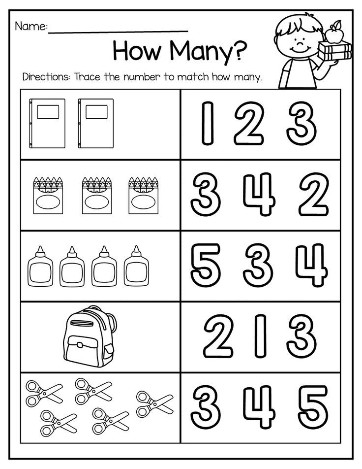 Math Pre K Activities