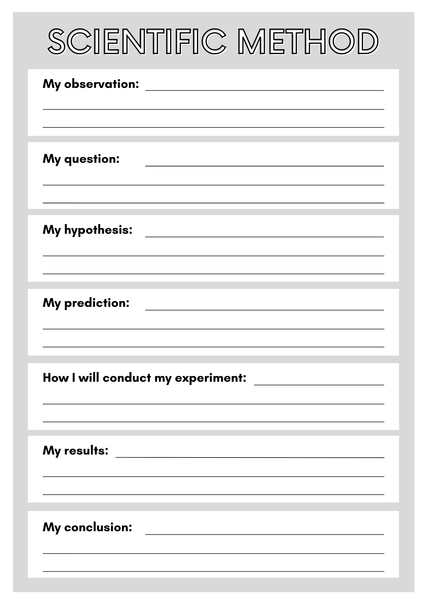 My Science Investigation Worksheet teacher Made Twinkl Worksheets 