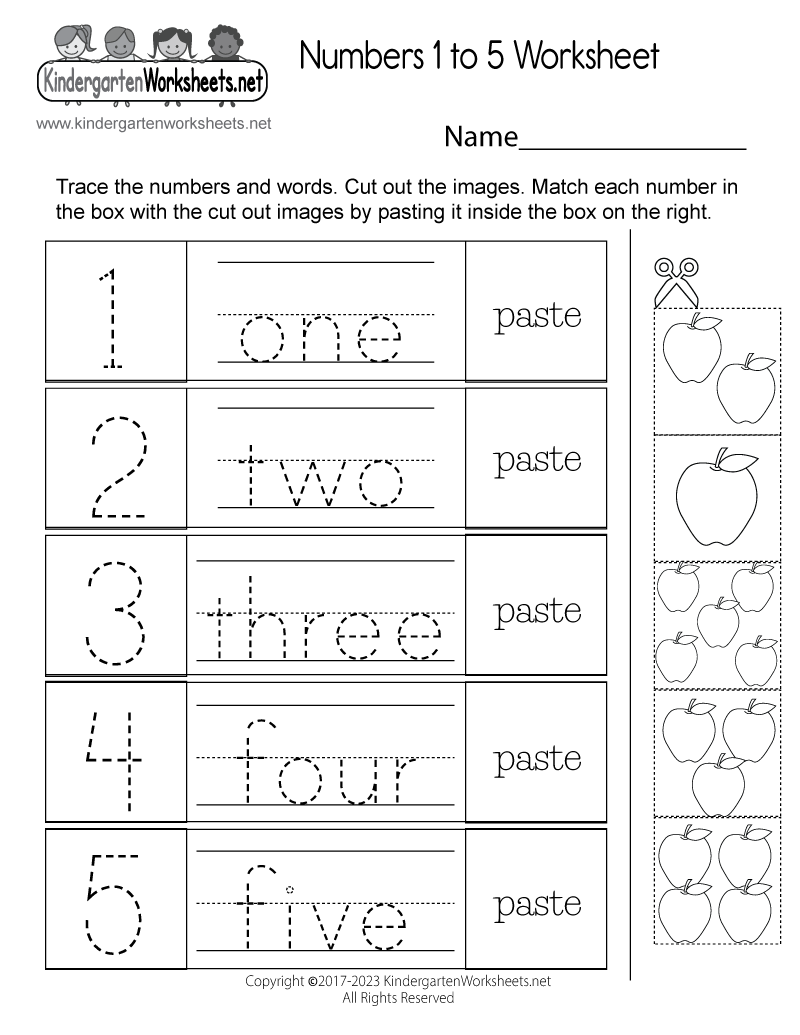 Numbers 1 To 5 Worksheet Free Printable Digital PDF Numbers 1 To 5 Worksheet Free Printable Digital PDF