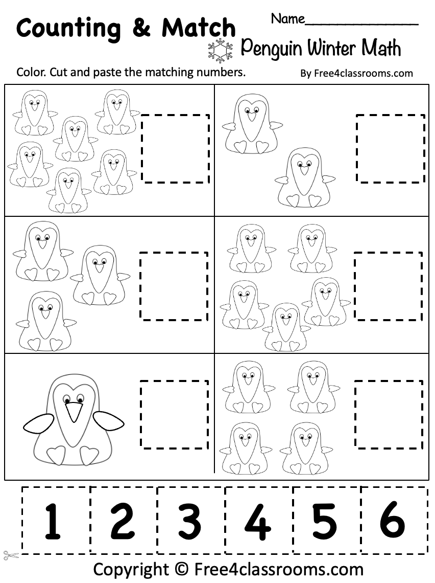 Printable Preschool Math Worksheets