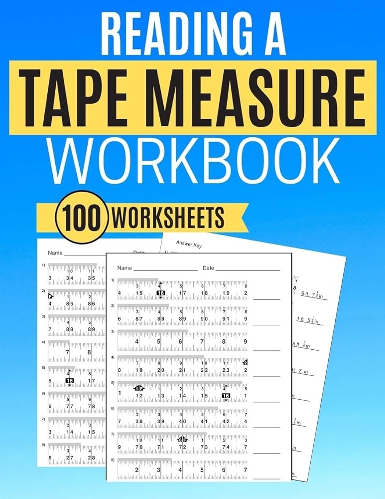 Reading A Tape Measure Workbook 100 Worksheets Worksheets Library