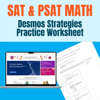 SAT PSAT Math Desmos Strategies Practice Worksheet By My2tor TPT
