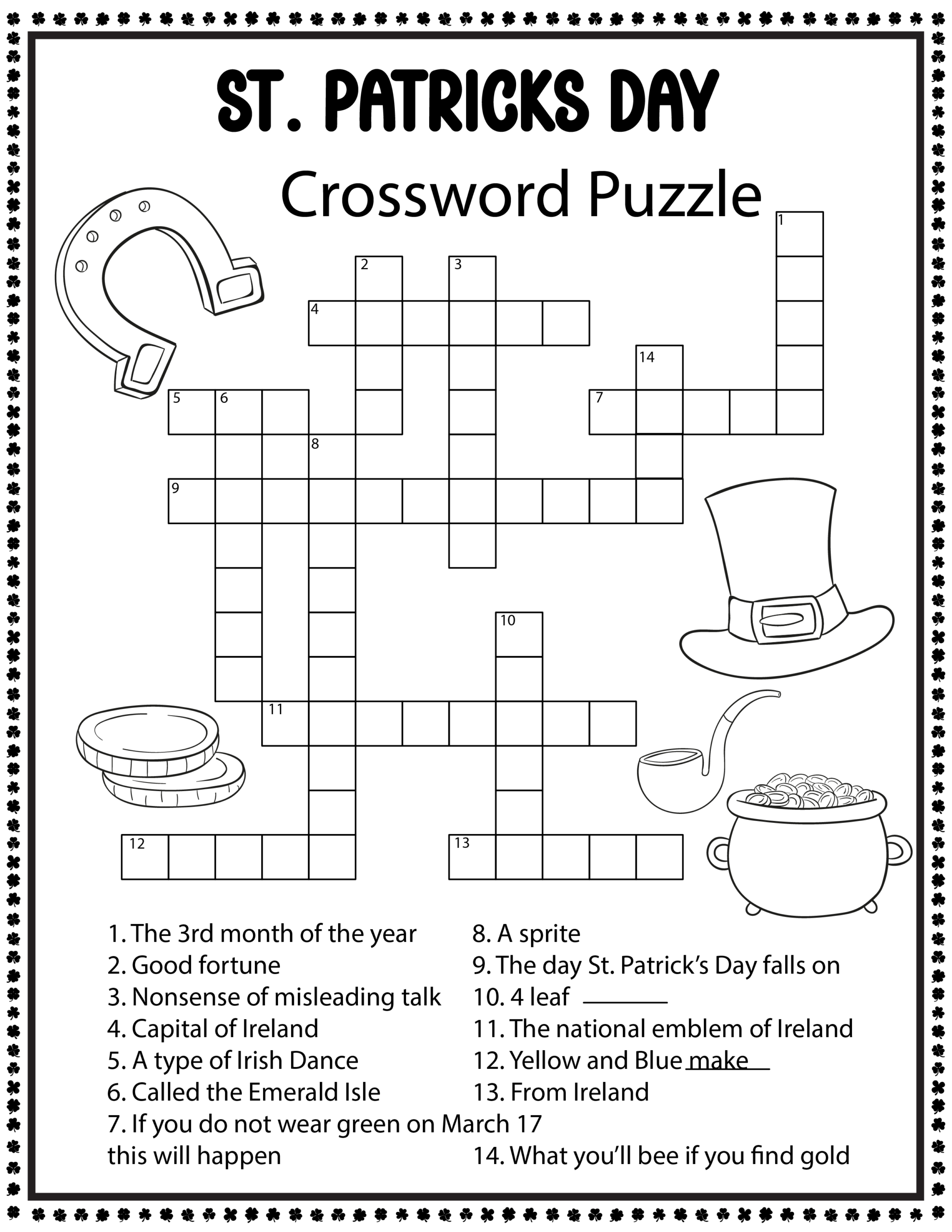 St Patrick 39 s Day Free Printables 4 Activities Leap Of Faith Crafting St Patrick 39 s Day Free Printables 4 Activities Leap Of Faith Crafting
