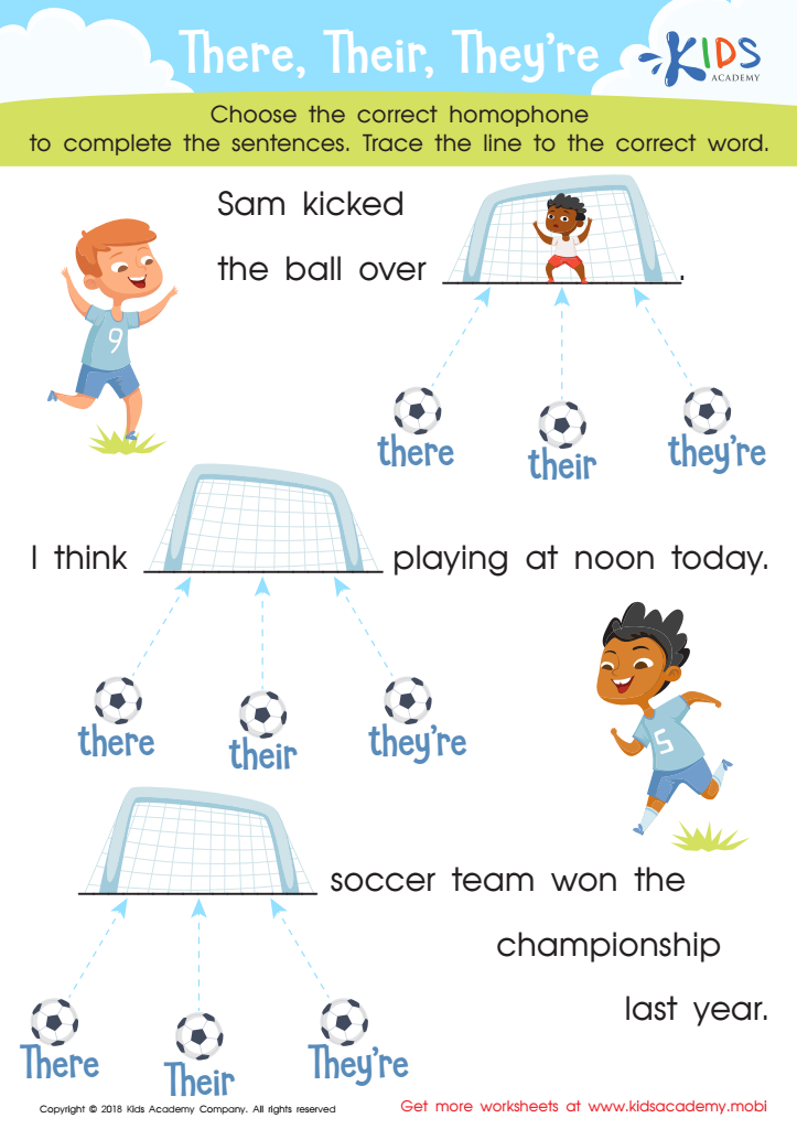 There Their Theyre Worksheet