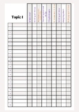 Topic 1 Grade 3 Tracking Sheet For Carnegie Learning Math By Krista 