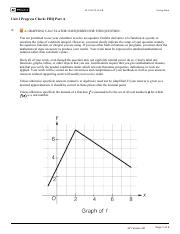 Unit 2 FRQ Progress Check SOLUTIONS pdf AP CALCULUS AB Scoring Guide 