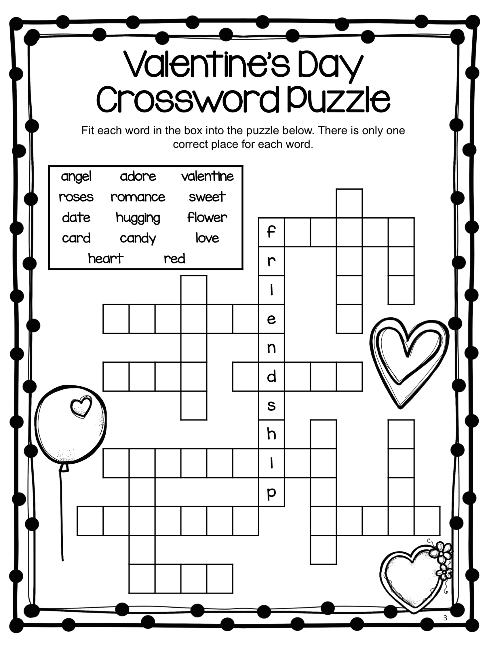 Valentine Activity Sheets Free Printables
