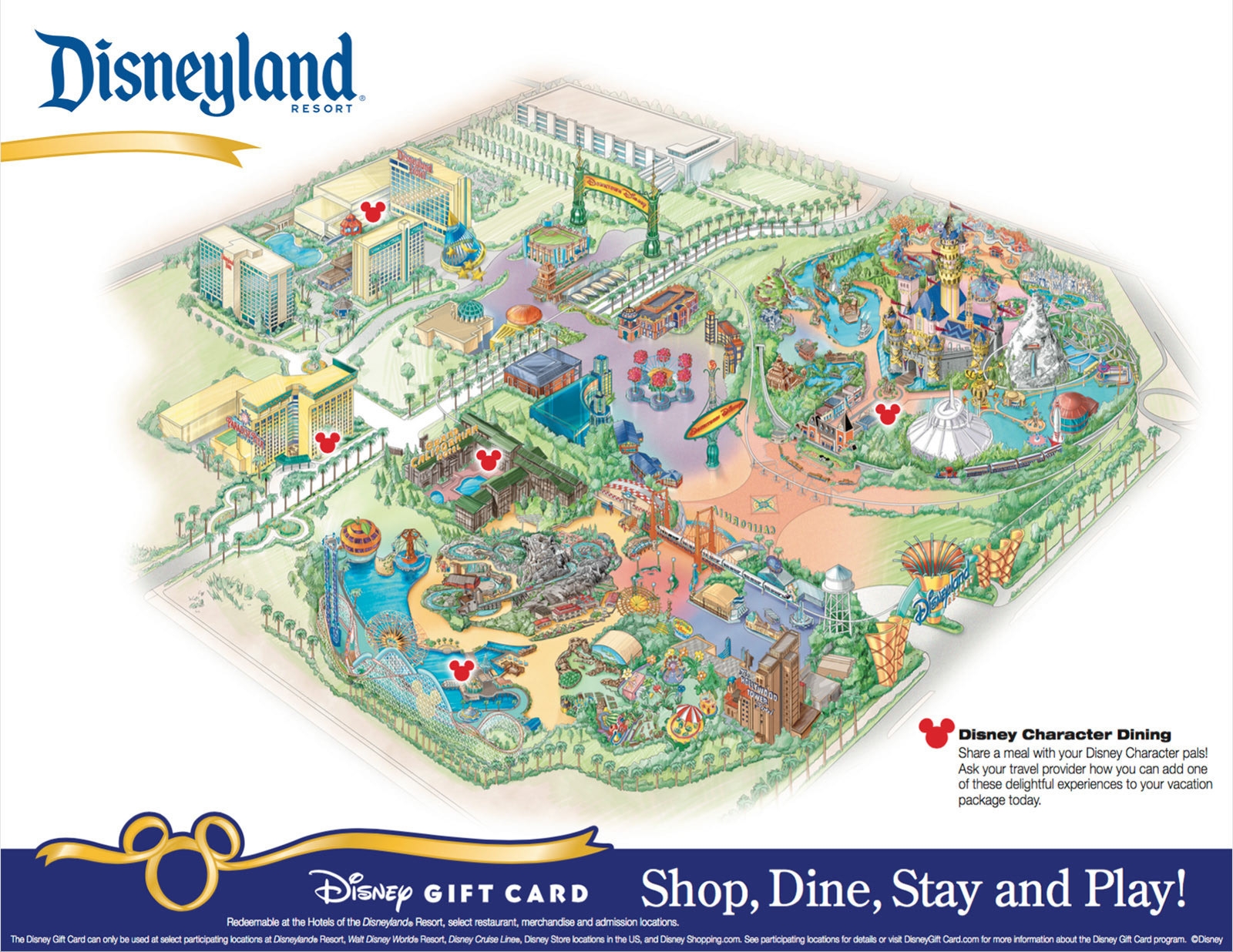 10 Awesome Printable Map Disneyland California Printable Map