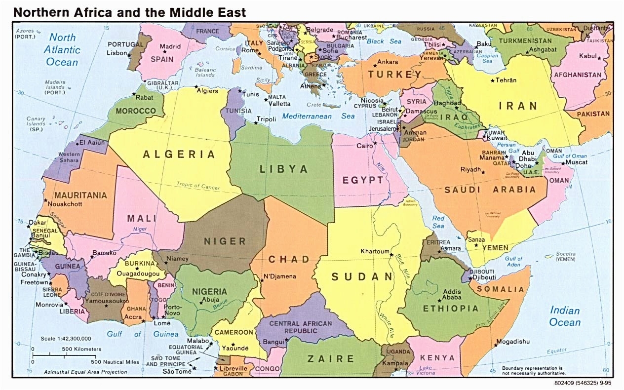10 Beautiful Printable Map Middle East Printable Map