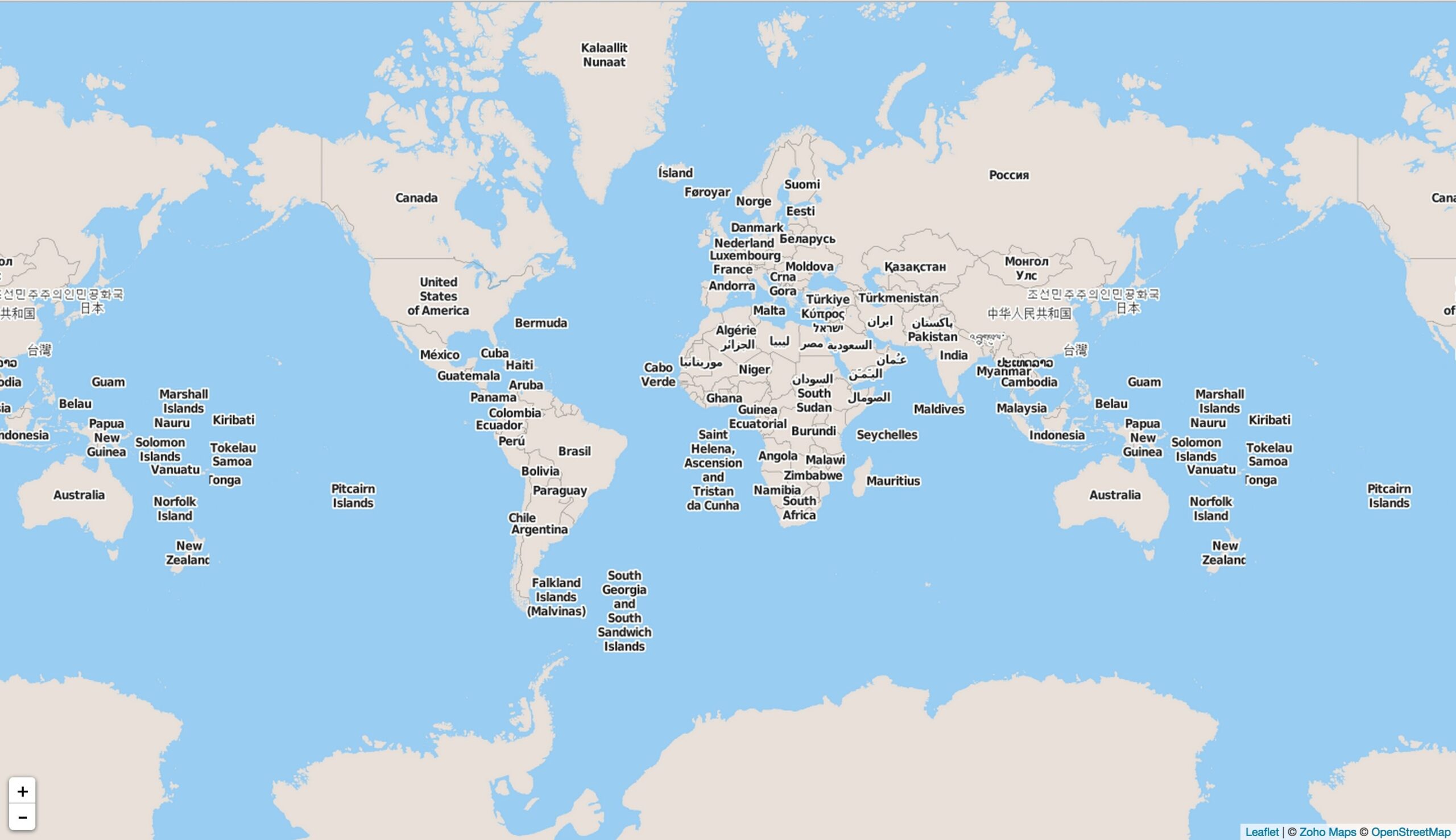 10 New A Printable Map Of The World Printable Map