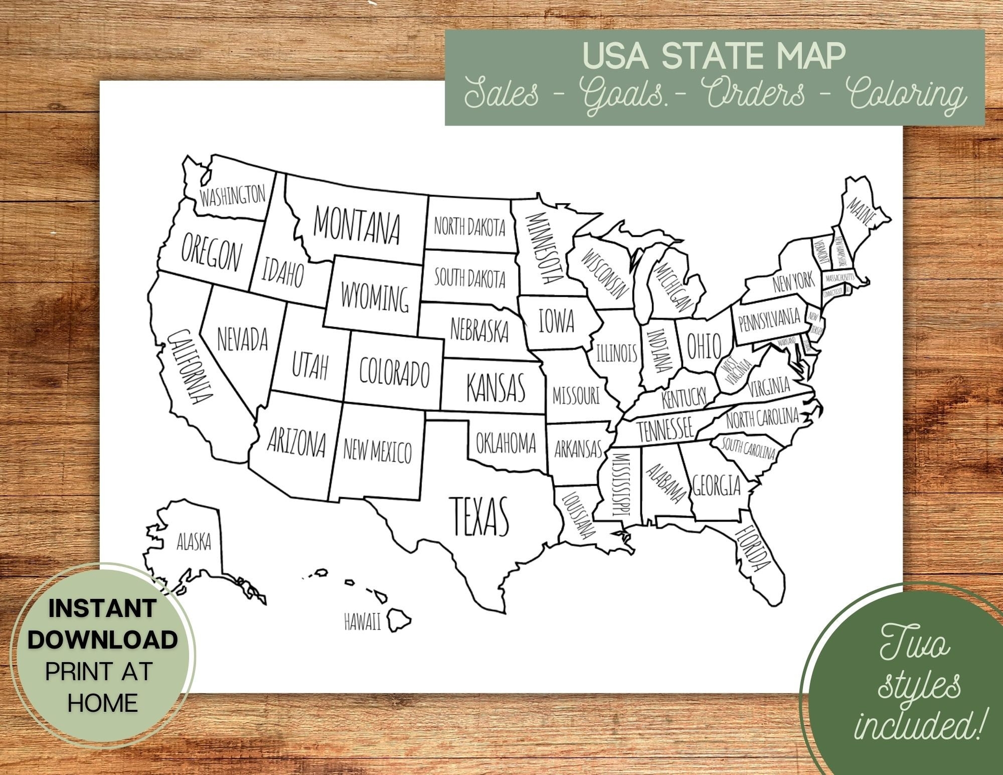 5 Printable United States Map Coloring Page Article Generator