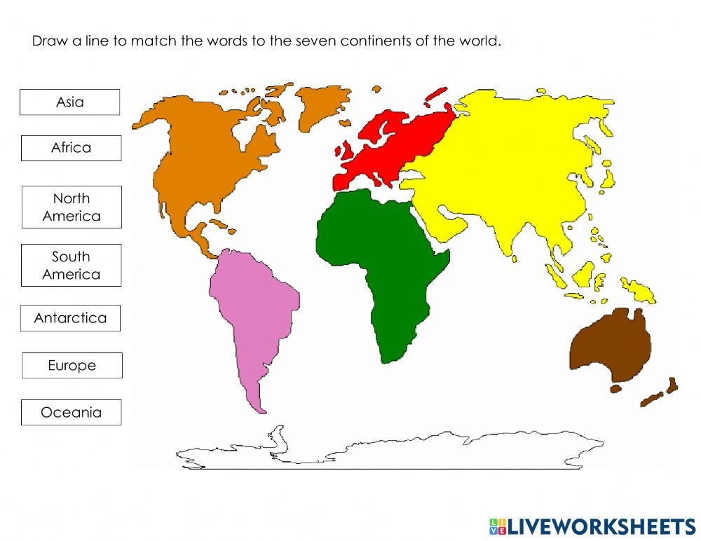 7 Continents Printable Map Calendar Productivity Hacks