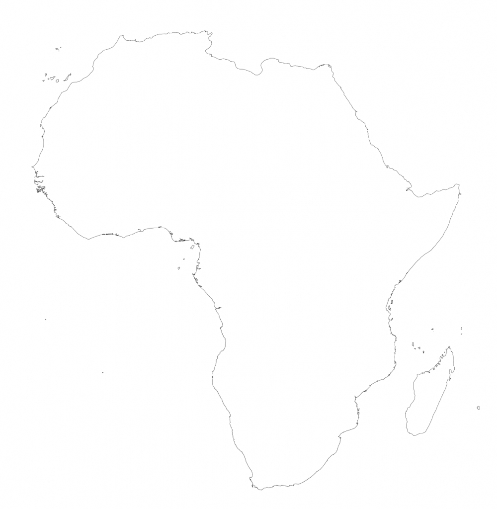 Africa Map Blank Printable UK Printable Hub