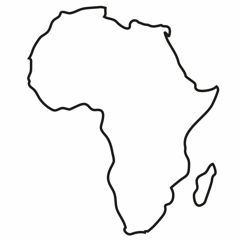 Africa Map Outline Printable Africa Map Outline Printable