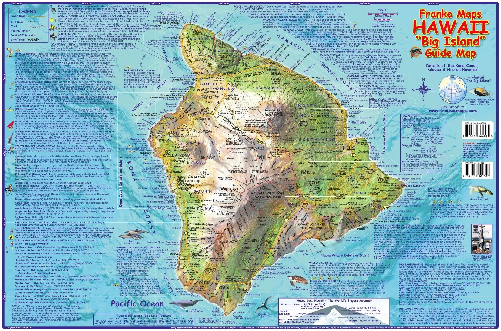 Big Island Hawaii Map Printable