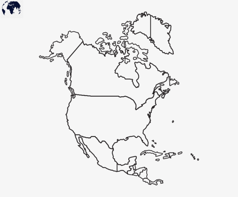 Blank Map North America Water Printable Printable Free Templates