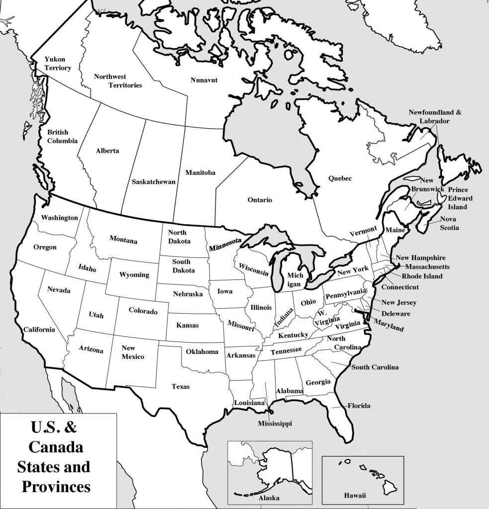 Blank Map United States Printable Inspirationa Unlabeled Map The 