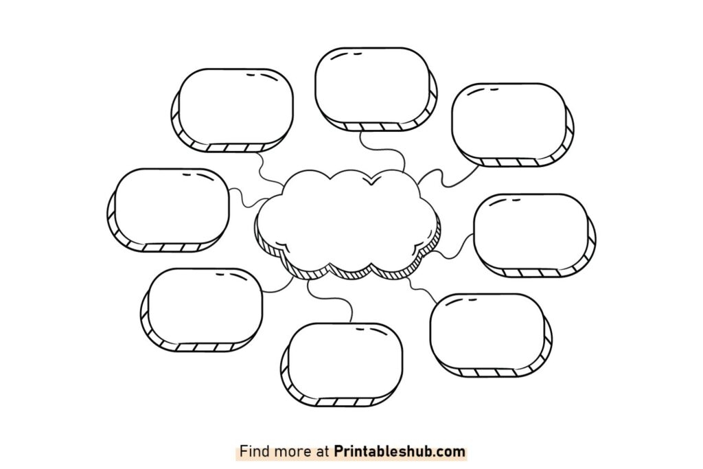 Blank Mind Maps Printable
