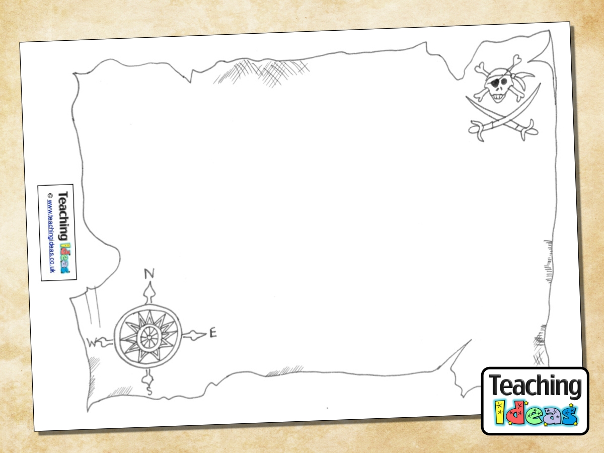 Blank Treasure Map Printable
