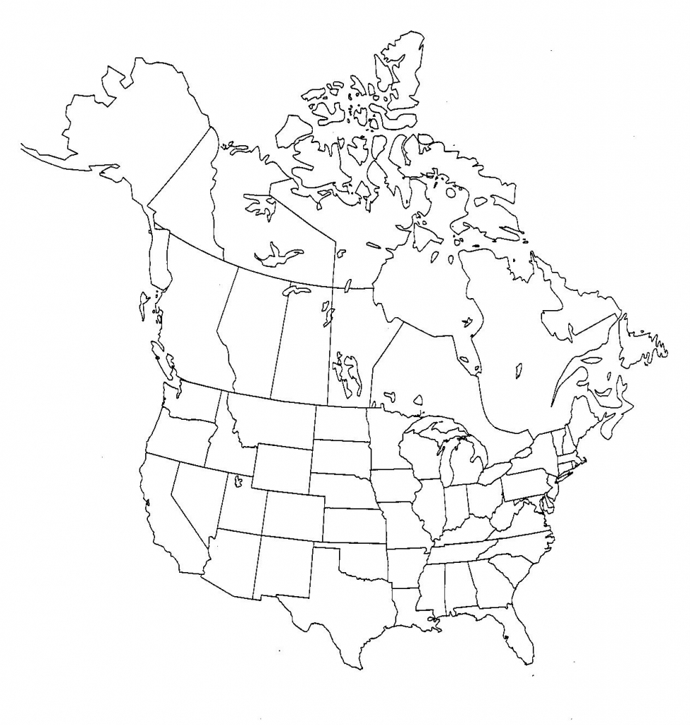 Blank Us And Canada Map Printable Map Canada And Us List Of Blank