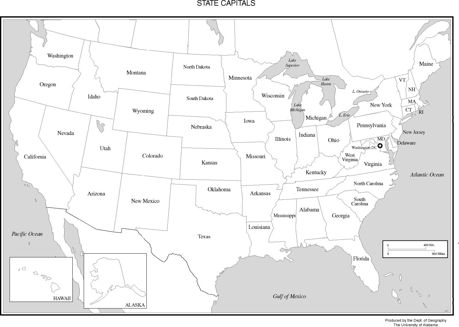 Blank Us Map Printable Blank Us Map Printable