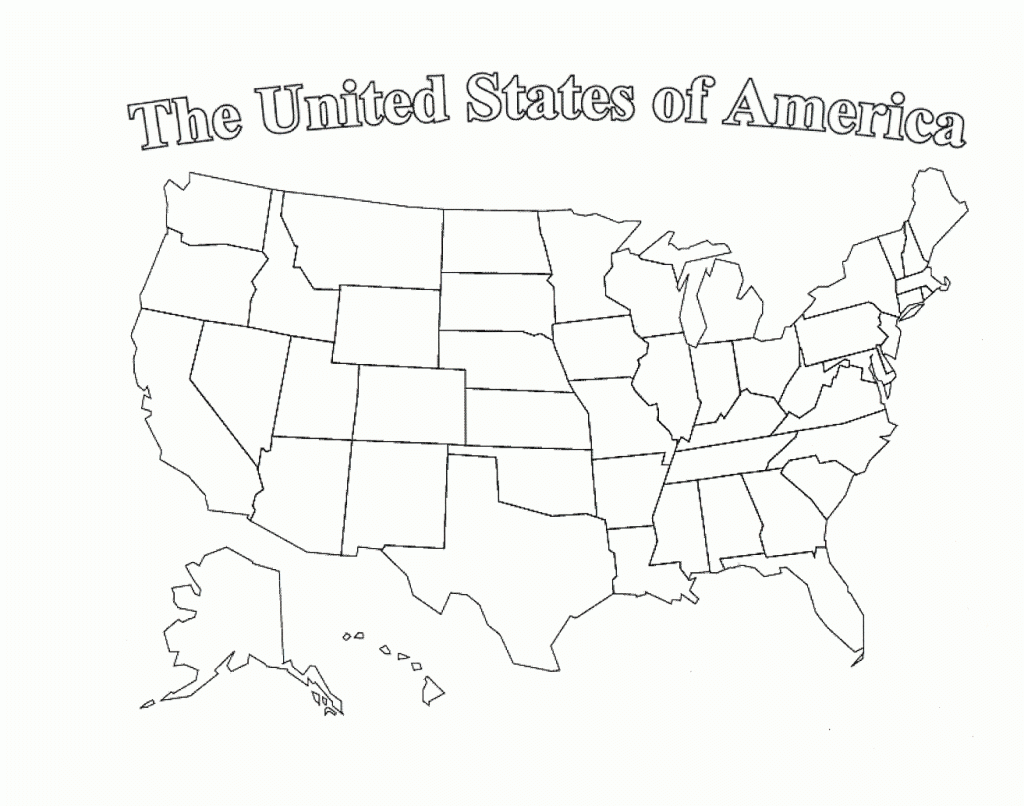 Blank Us Map With State Outlines Printable Printable US Maps