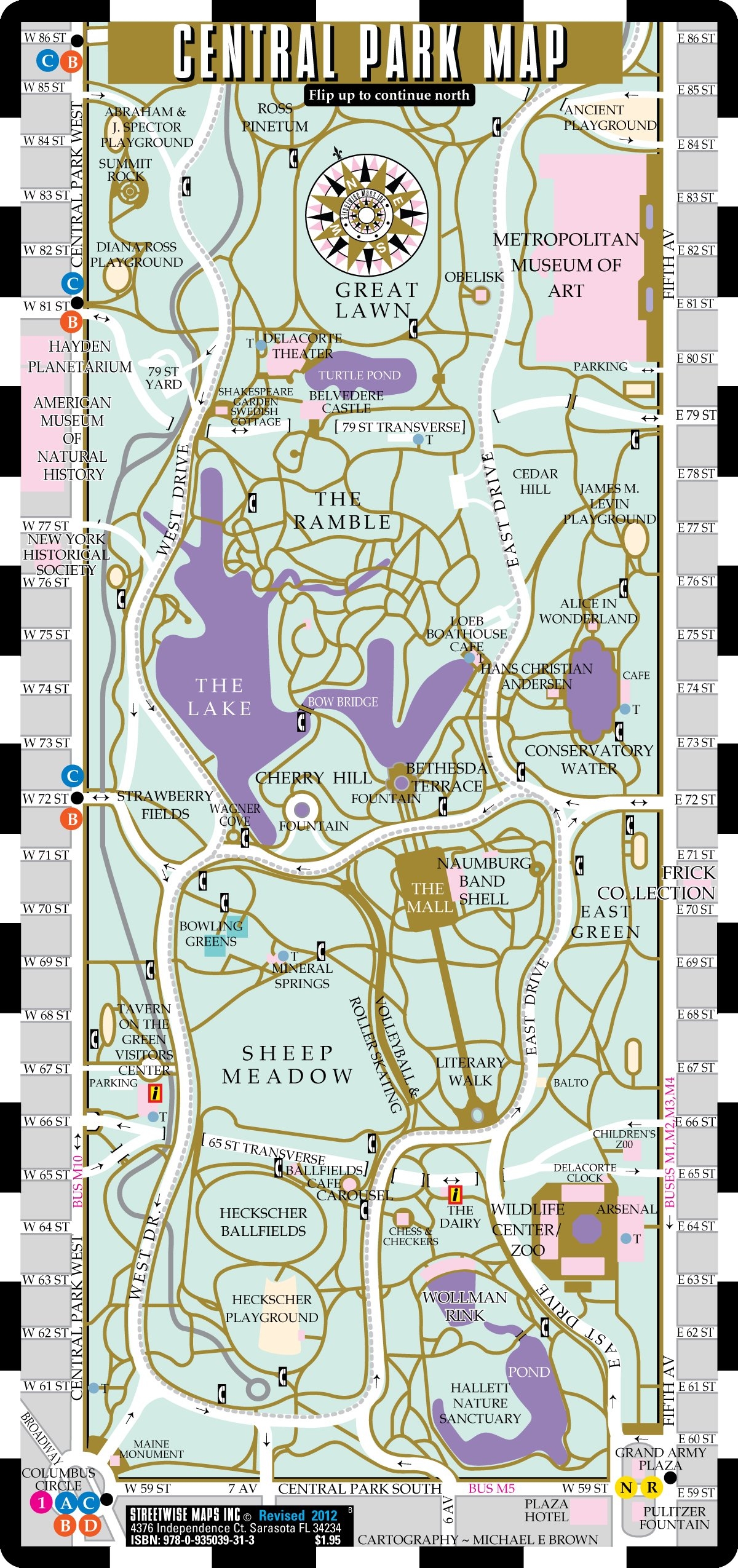 Central Park Nyc Map Printablecentral Park Map Printable