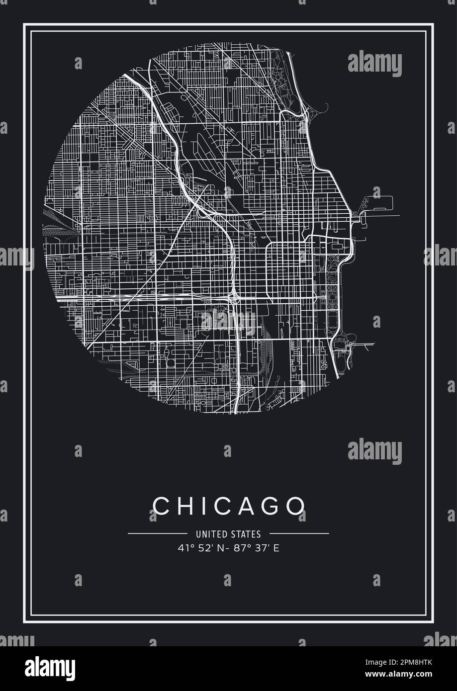Chicago City Map Printable
