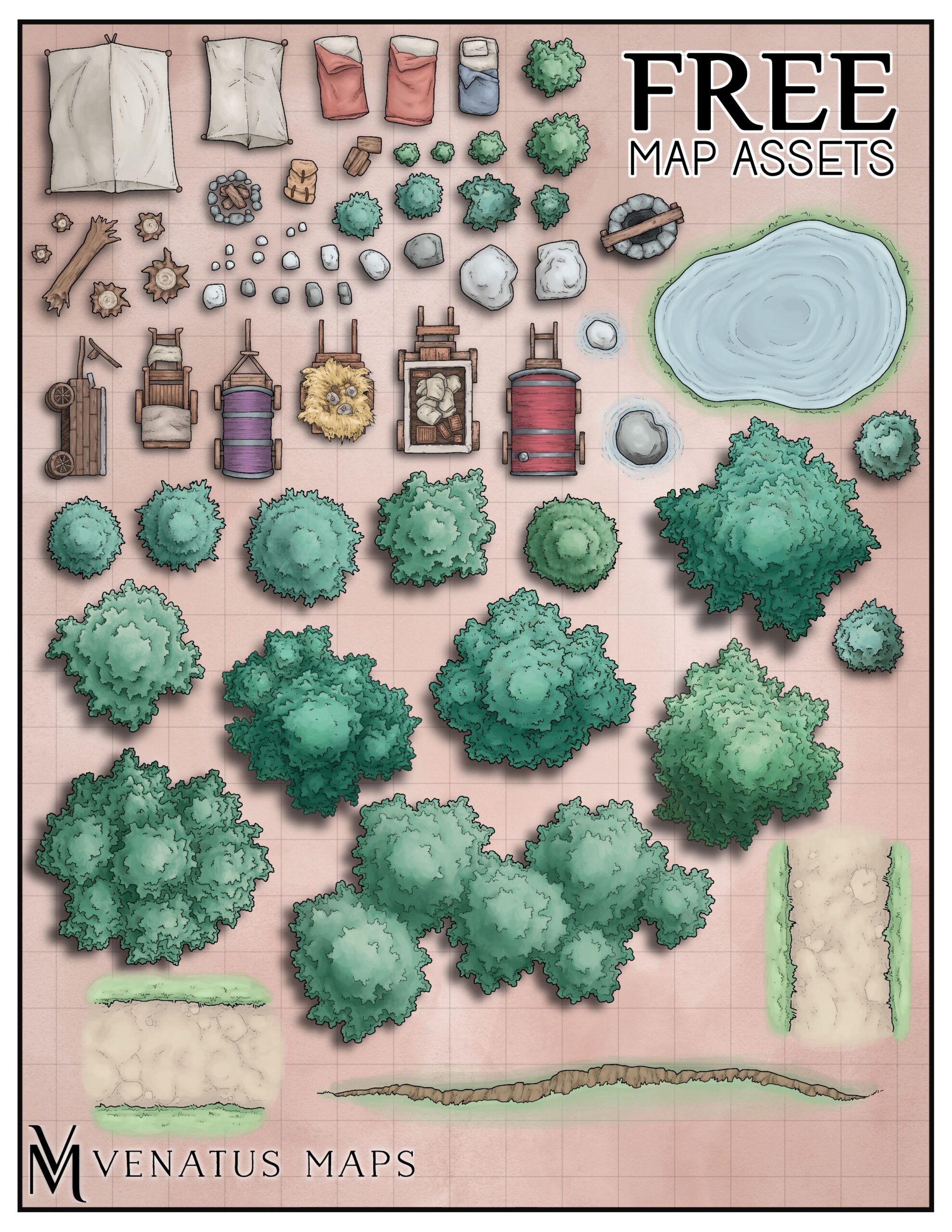 D D Printable Maps